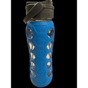 Life Factory Glass Water Bottle with Silicone Wrap. 20oz made in USA